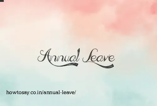 Annual Leave