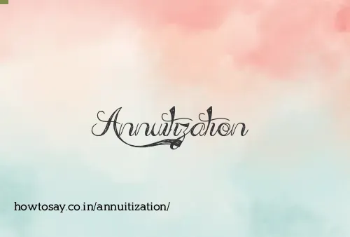 Annuitization