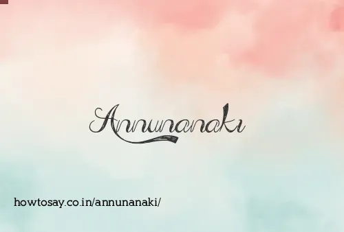 Annunanaki