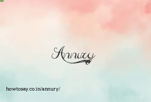 Annury