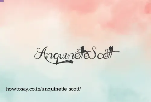 Anquinette Scott