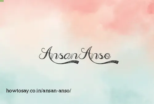 Ansan Anso