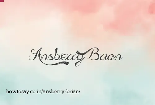 Ansberry Brian