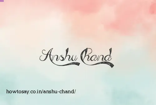 Anshu Chand