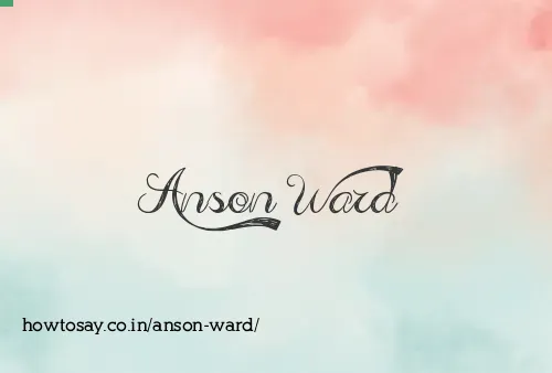 Anson Ward