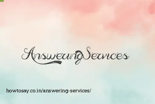 Answering Services