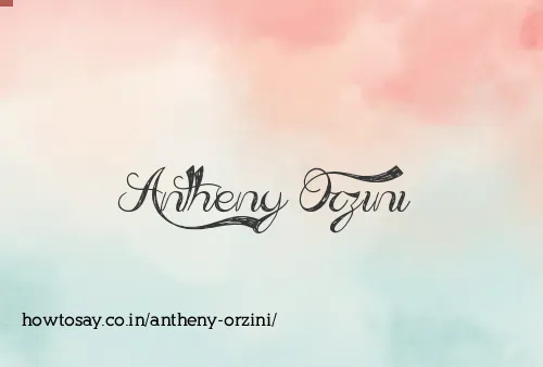 Antheny Orzini
