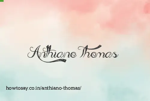 Anthiano Thomas