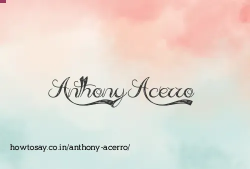 Anthony Acerro