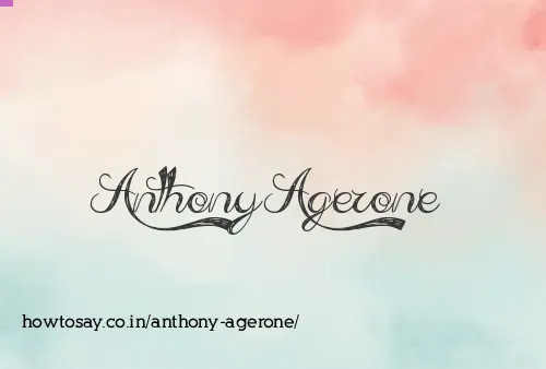 Anthony Agerone