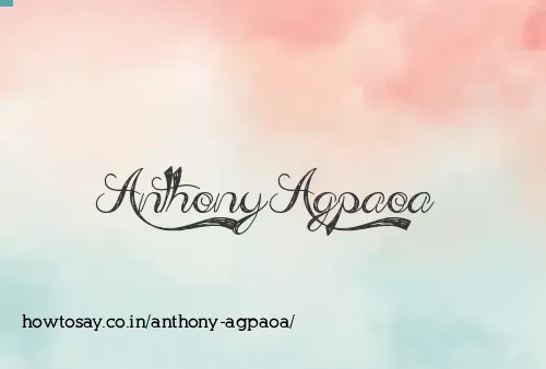 Anthony Agpaoa