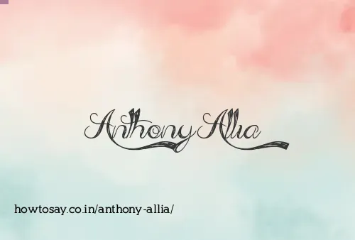 Anthony Allia