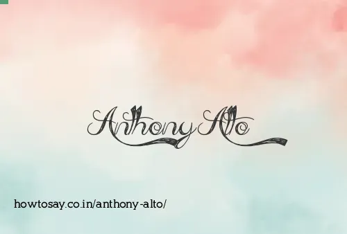 Anthony Alto