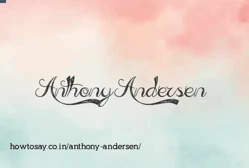 Anthony Andersen