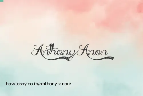 Anthony Anon