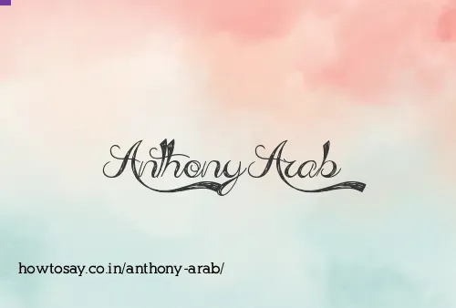 Anthony Arab