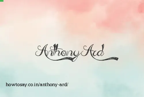Anthony Ard