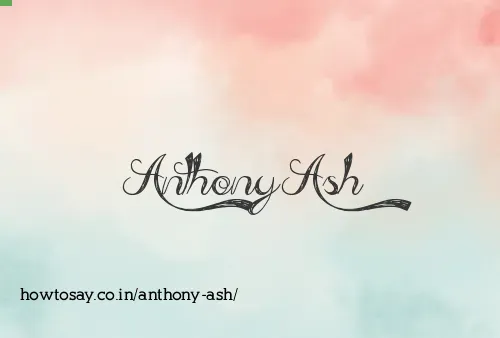 Anthony Ash