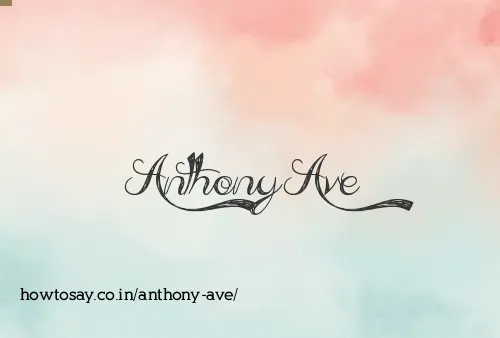 Anthony Ave