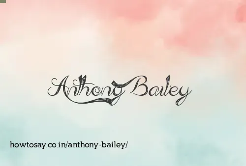 Anthony Bailey