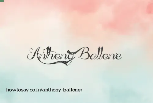 Anthony Ballone