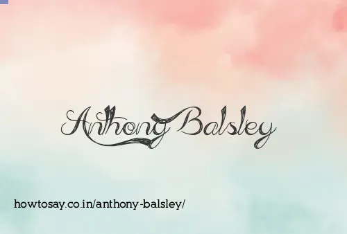 Anthony Balsley