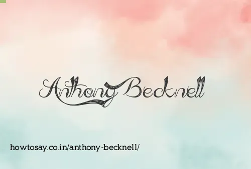 Anthony Becknell
