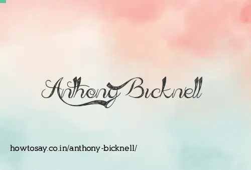 Anthony Bicknell