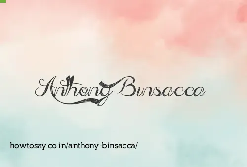 Anthony Binsacca