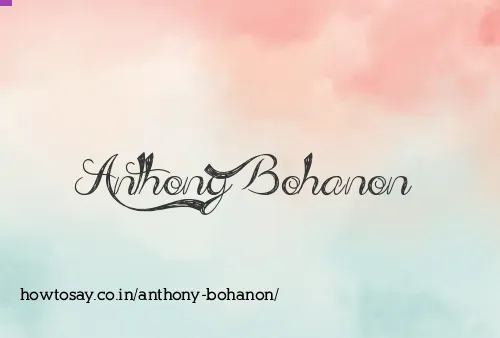 Anthony Bohanon