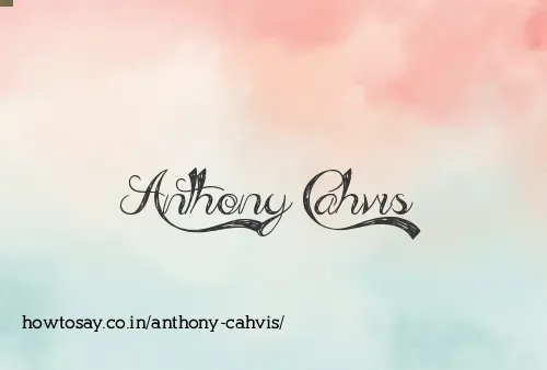 Anthony Cahvis