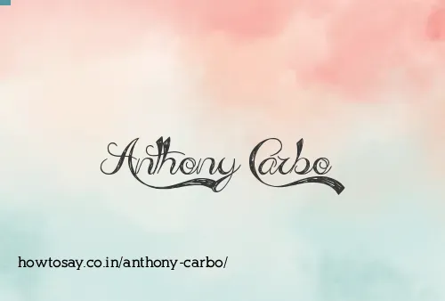 Anthony Carbo