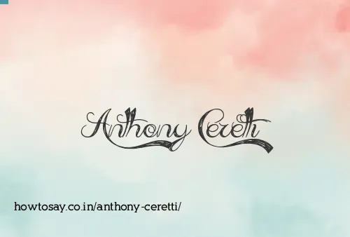 Anthony Ceretti