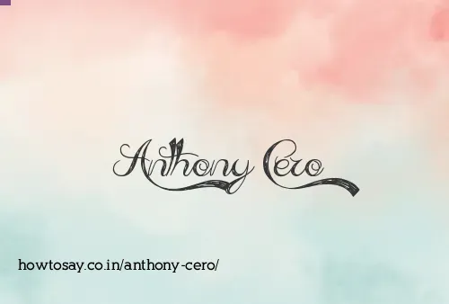 Anthony Cero