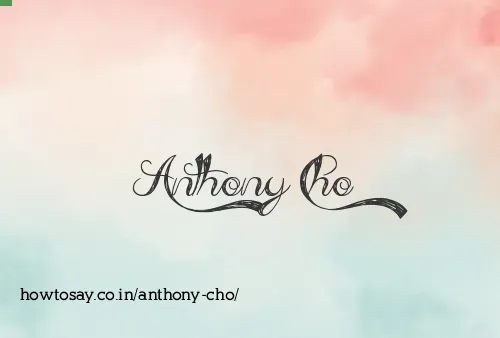 Anthony Cho