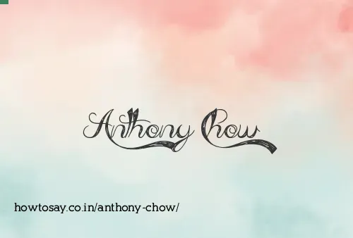 Anthony Chow