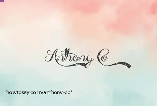 Anthony Co