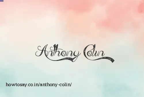 Anthony Colin
