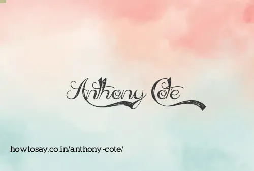 Anthony Cote