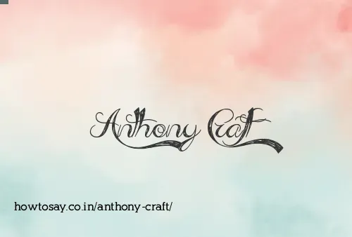 Anthony Craft