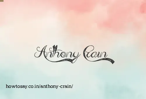 Anthony Crain