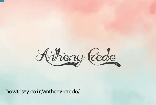 Anthony Credo