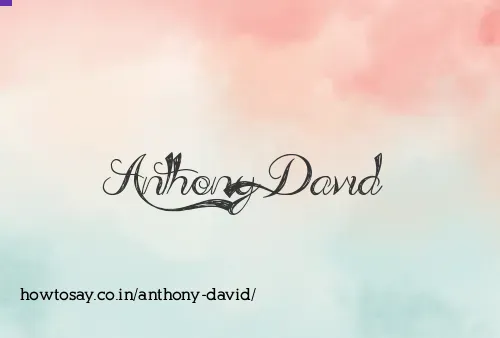 Anthony David