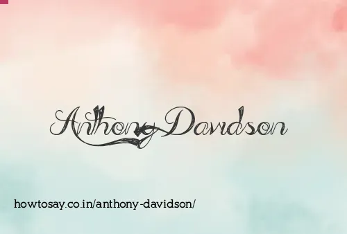 Anthony Davidson