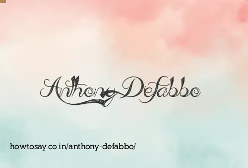 Anthony Defabbo