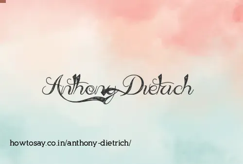 Anthony Dietrich