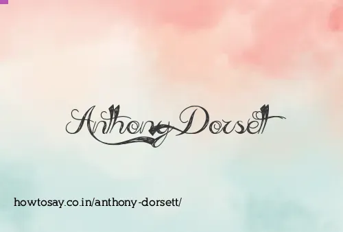 Anthony Dorsett