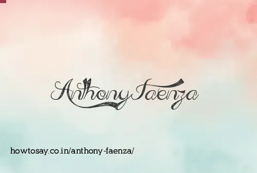 Anthony Faenza