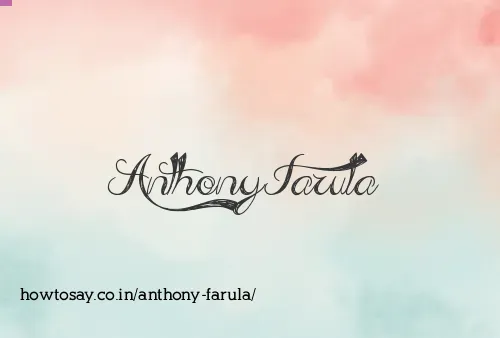 Anthony Farula