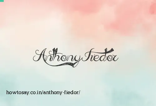 Anthony Fiedor